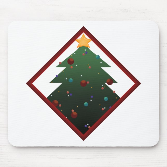 Christmas Tree Mouse Pad (Front)