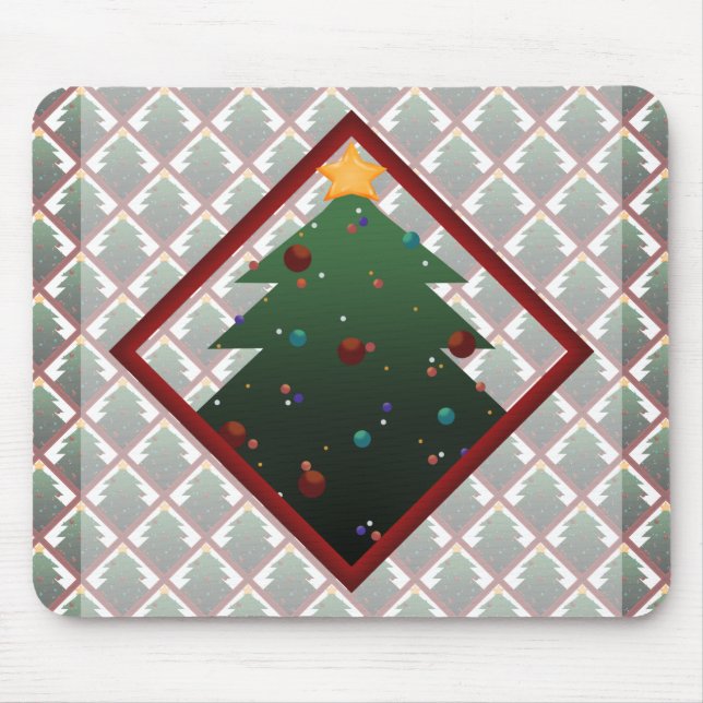 Christmas Tree Mouse Pad (Front)