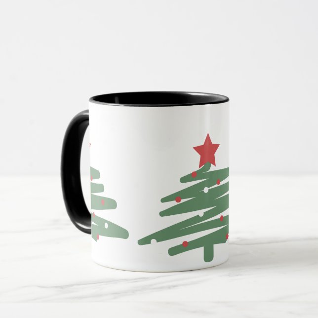 Christmas Tree Mug (Front Left)