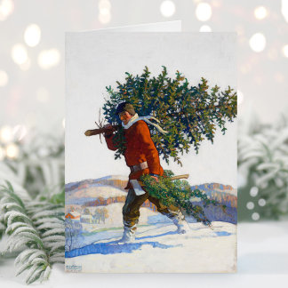 Christmas Tree |  N.C. Wyeth Holiday Card