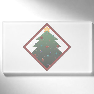 Christmas Tree Name Tag