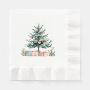 Christmas tree napkins