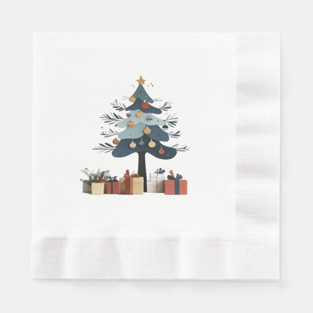 Christmas tree  napkins (Front)