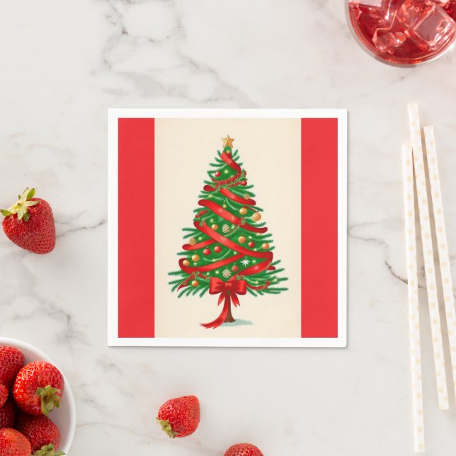 Christmas Tree Napkins (Insitu)