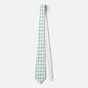Christmas tree neck tie