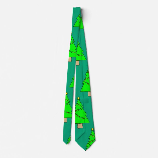 Christmas Tree Neck Tie (Back)
