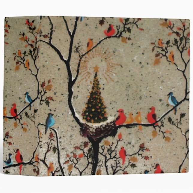 Christmas Tree Nest~ Binder / Photo Album 2" (Front/Spine)