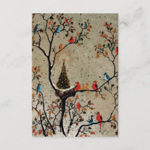 Christmas Tree Nest ~  Invitations