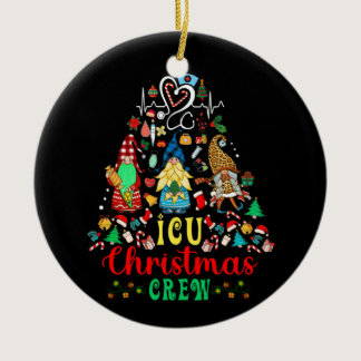 Christmas Tree NICU Nurse Doctor Neonatal Squad Ceramic Ornament