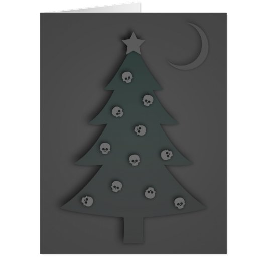 Christmas Tree Noir Cards (Front)