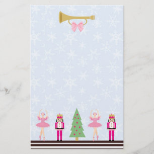 Christmas tree, Nutcracker, ballerina Stationery