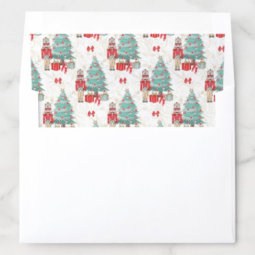 Christmas Tree Nutcracker  Envelope Liner