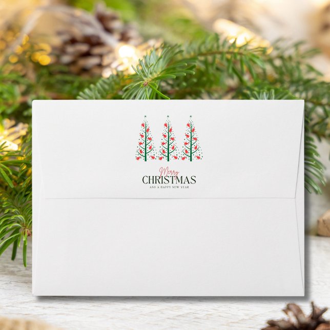 Christmas Tree of Fighter Jet Airplanes,Minimalist Envelope (Creator Uploaded)