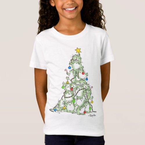 Christmas Tree of Kitties by Sandra Boynton T_Shirt