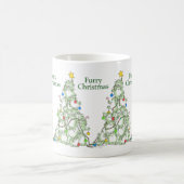CHRISTMAS TREE OF KITTIES Sandra Boynton Coffee Mug (Center)