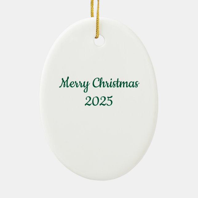 Christmas Tree Ornament (Back)