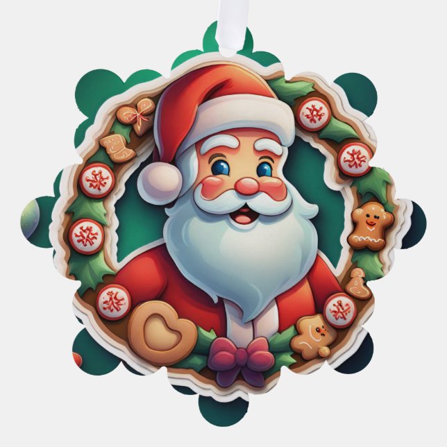 Christmas tree ornament card (Front)