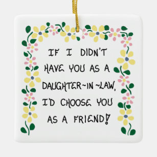 Christmas Tree Ornament - Daughter-in-Law Gift