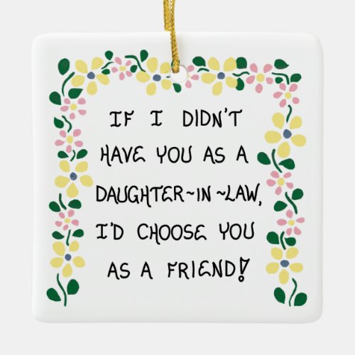 Christmas Tree Ornament _ Daughter_in_Law Gift
