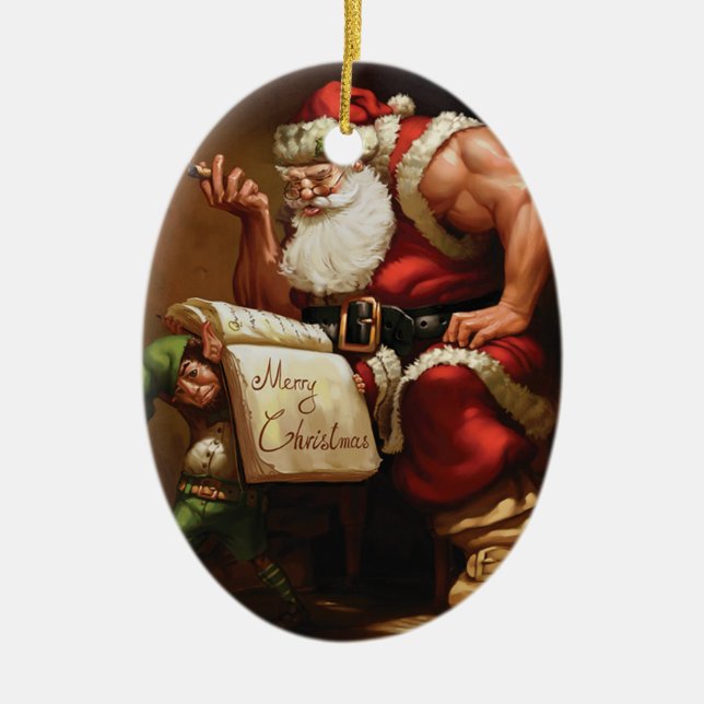 Christmas Tree Ornament - For Bodybuilding (Front)