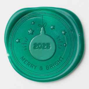 Christmas Tree Ornament Personalized Wax Seal Sticker
