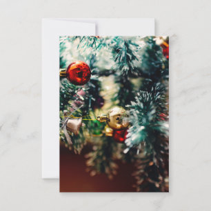 Christmas Tree Ornaments Invitation