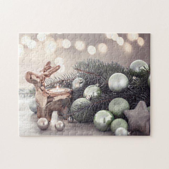 Christmas Tree Ornaments Jigsaw Puzzle (Horizontal)