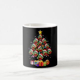 Christmas Tree Owl Lovers Xmas Sweater Gifts Coffee Mug