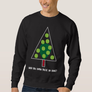 Christmas Tree Padel Obsessed Sweatshirt