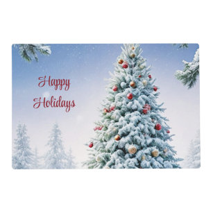 Christmas Tree Paper Placemat