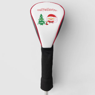 Christmas tree paper placemat golf head cover