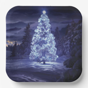 Christmas Tree Paper Plates