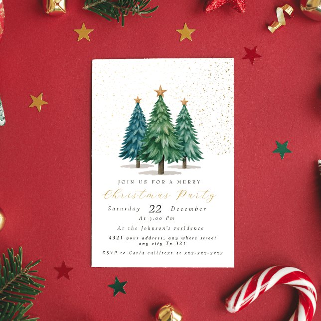 Christmas tree party invitation  (Creator Uploaded)