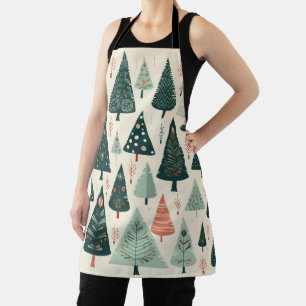 Christmas Tree Pattern Apron