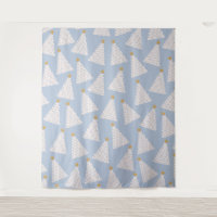 Christmas Tree Pattern Blue