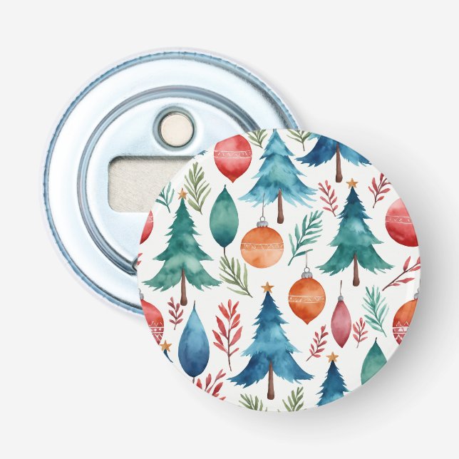 Christmas Tree Pattern Bottle Opener (Front)