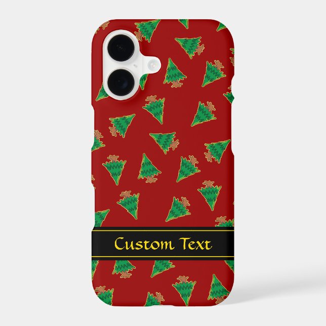 Christmas Tree Pattern Case-Mate iPhone Case (Back)