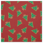 Christmas Tree Pattern Fabric
