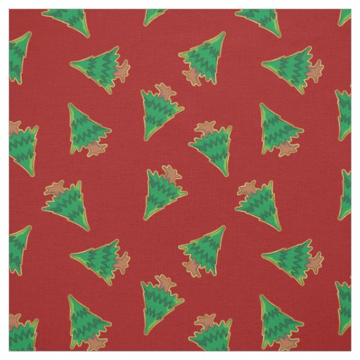 Christmas Tree Pattern Fabric