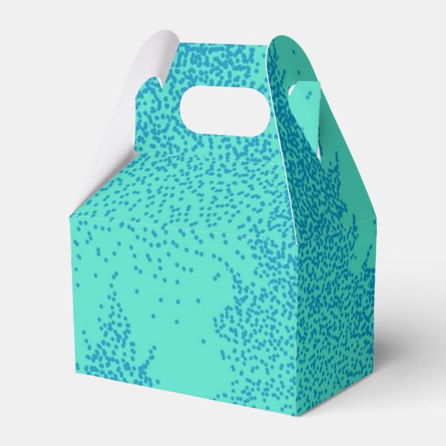 Christmas tree pattern favor boxes (Front Side)