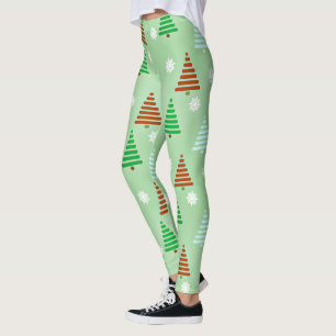 Christmas Tree Pattern Leggings