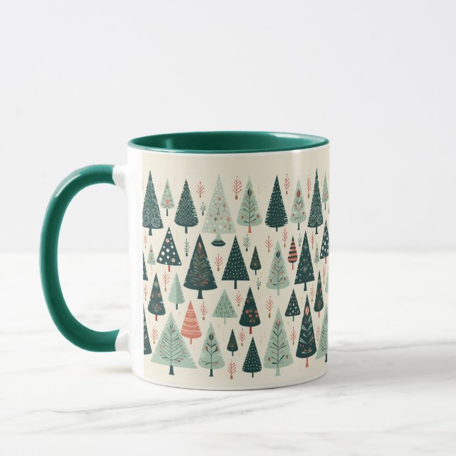 Christmas Tree Pattern Mug (Left)