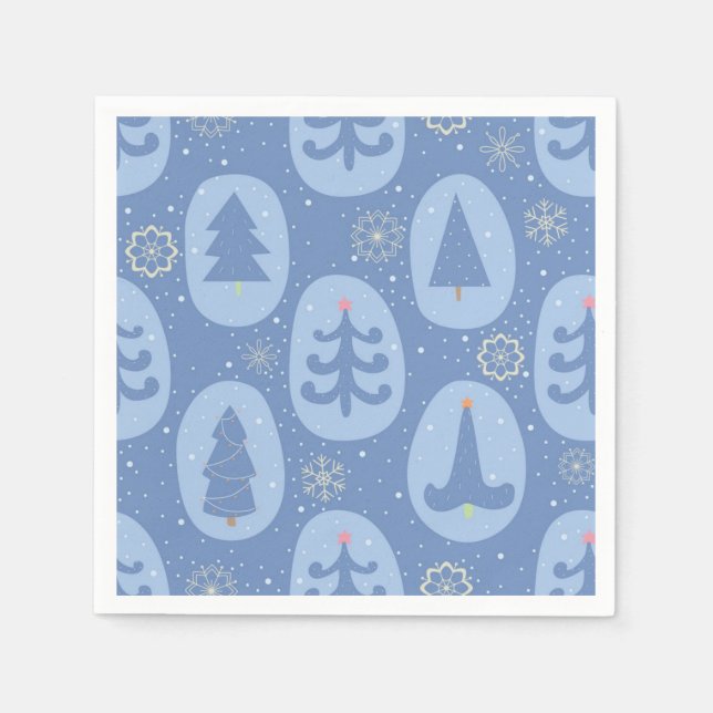Christmas tree pattern napkins (Front)