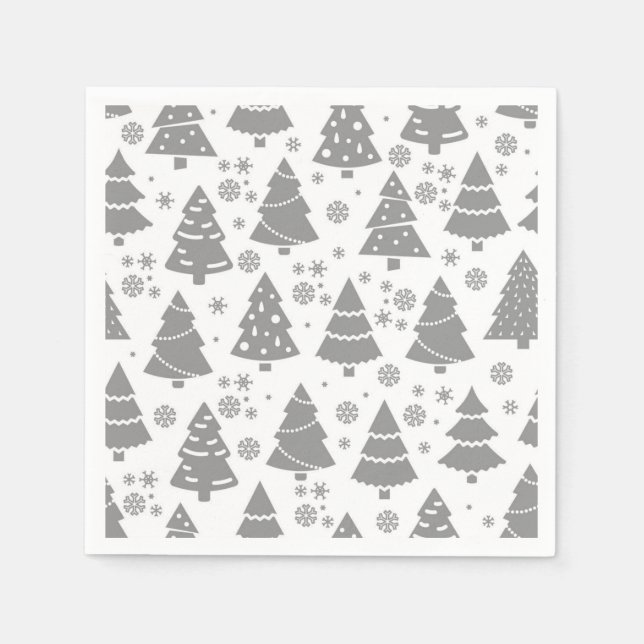 Christmas tree pattern napkins (Front)
