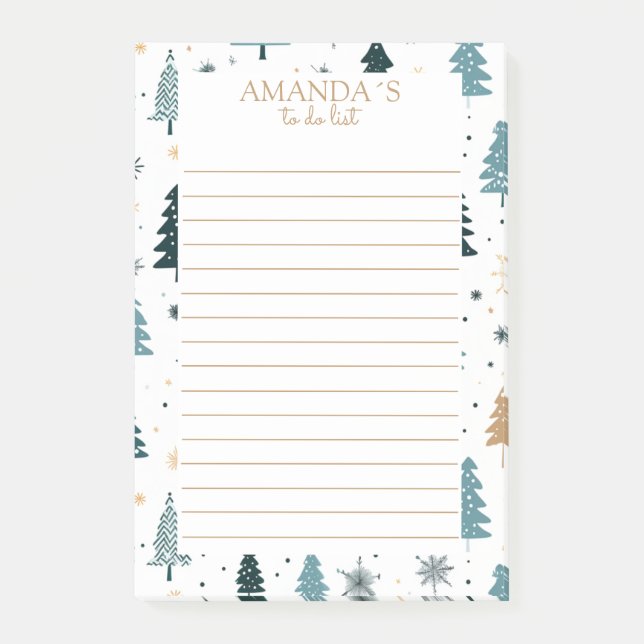 Christmas Tree Pattern Notes (Front)