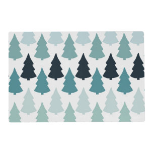 Christmas tree pattern placemat