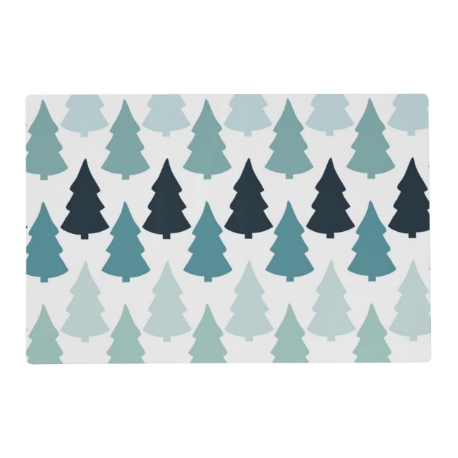 Christmas tree pattern placemat (Front)