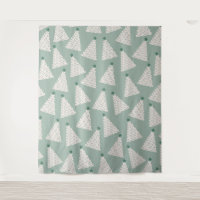 Christmas Tree Pattern Sage Green