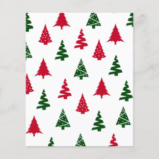 Christmas Tree Pattern Scrapbook Paper
