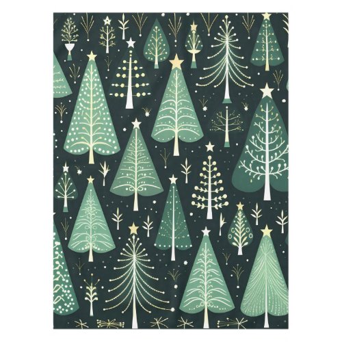 Christmas Tree Pattern Tablecloth